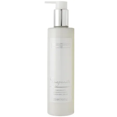 The White Company Pomegranate Hand & Nail Cream 250ml In White
