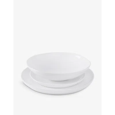 The White Company White Portobello 12-piece Dinner Set In White