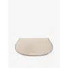The White Company S Brand-embossed Leather Glasses Case Almond In Neutral