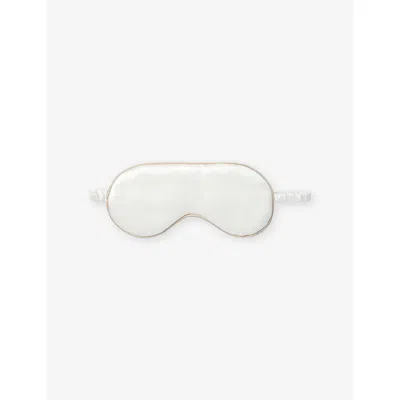The White Company S  Piped Silk Eye Mask