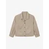 The White Company S Palewillow Relaxed-fit Cropped Woven Jacket