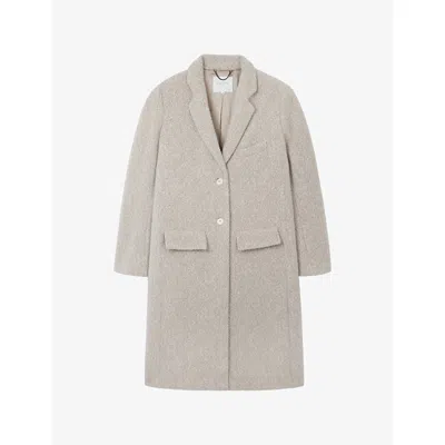 The White Company S  City Single-breasted Wool-blend Coat