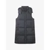 The White Company S Graphite Hooded Padded Shell-down Gilet In Gray