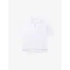 The White Company S White Popover Collared Linen Shirt In White