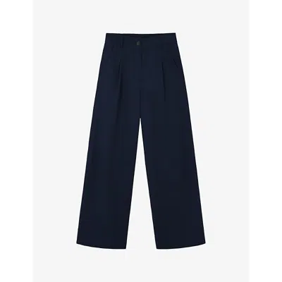 The White Company S Vintindigo Wide-leg High-rise Woven Trousers