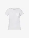 The White Company Round-neck Organic-cotton T-shirt In White