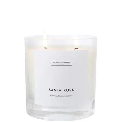 The White Company Santa Rosa Candle 280g