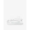 The White Company Savoy Cotton Duvet Cover Whtesilv In Whtesilver