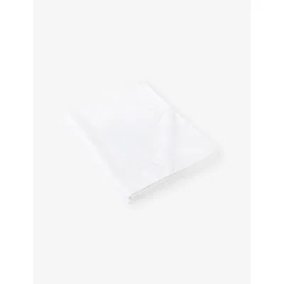 The White Company Shed Linen Flat Sheet In White