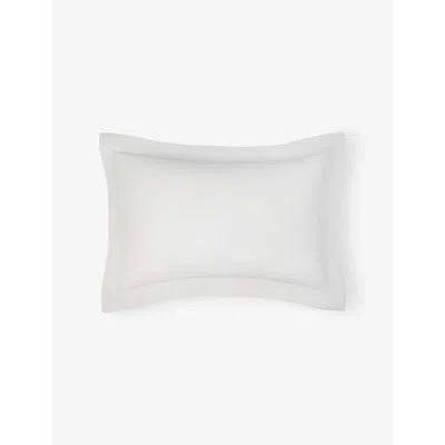 The White Company Soft Grey Pure Linen Oxford Pillowcas In Gray