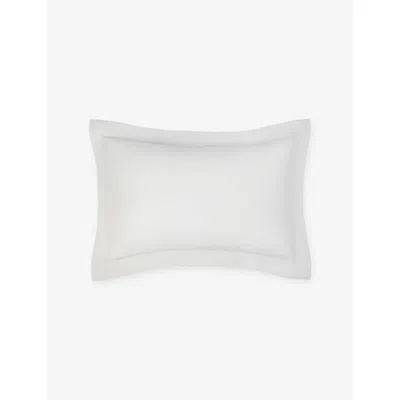The White Company Pure Linen Oxford Pillowcase In Gray