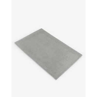 The White Company Soft Grey Ultimate Cotton Face Cloth 30cm X 30cm In Gray
