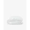 The White Company Symons Double-row Cotton Duvet Cover In White