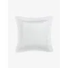 The White Company Symons Double-row Square Cotton Oxford Pillowcase In White