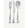 The White Company Silver Symons Stainless Steel Cutlery Set 24-pieces In Silver