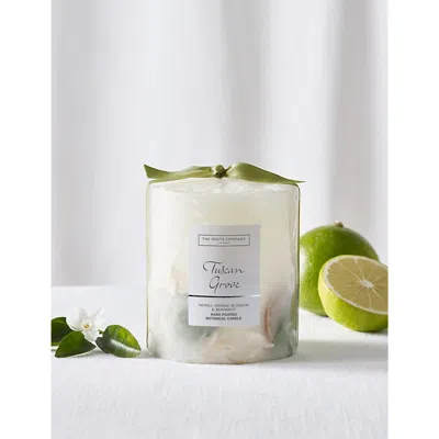 The White Company Tuscan Grove Medium Scented Mineral-wax Candle 834g In None/clear