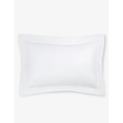 The White Company Velvet Touch Super-king Brushed-cotton Oxford Pillow Case White
