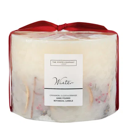 The White Company Winter Indulgence Botanical Candle 4.5kg In Red