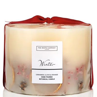 The White Company Winter Large Botanical Candle 1.5kg In Multi
