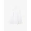 THE WHITE COMPANY S THE WHITE COMPANY RELAXED-FIT HIGH-RISE LINEN MIDI SKIRT