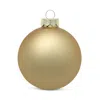 The Whitehurst Company, Llc 4 Glass Ornament, Set Of 6 In Gold