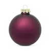 The Whitehurst Company, Llc The Whitehurst Company Ball Ornaments, Set Of 28 In Matte Purple