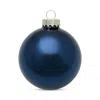 The Whitehurst Company, Llc The Whitehurst Company Ball Ornaments, Set Of 28 In Shiny Midnight Blue