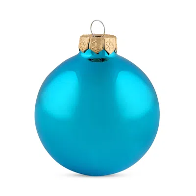The Whitehurst Company, Llc The Whitehurst Company Ball Ornaments, Set Of 40 In Turquoise