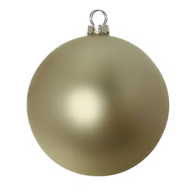 The Whitehurst Company, Llc The Whitehurst Company Ball Ornaments, Set Of 6 In Matte Champagne