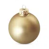 The Whitehurst Company, Llc The Whitehurst Company Ball Ornaments, Set Of 6 In Matte Gold