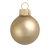 The Whitehurst Company, Llc The Whitehurst Company Ball Ornaments, Set Of 6 In Metallic Gold