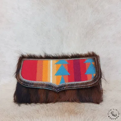 The Whole Herd Women's Pendleton Wallet In American Brindle In Multi