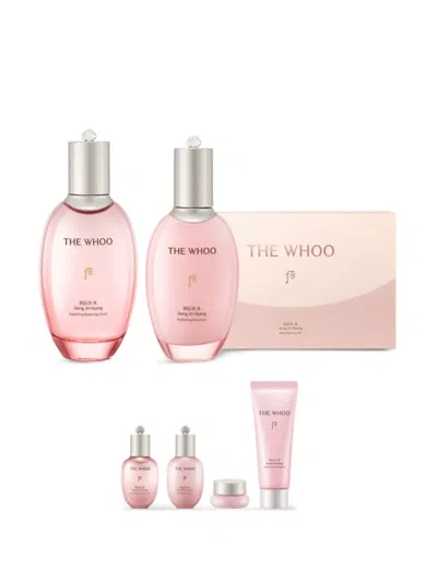 The Whoo Gong Jin Hyang Hydrating Set (set Of Six) In Pink