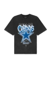 The Wild Collective Cowboys Graffiti Tee In 블랙