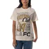 THE WILD COLLECTIVE THE WILD COLLECTIVE CREAM LAFC OVERSIZED WASHED T-SHIRT
