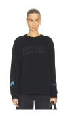 The Wild Collective Detroit Lions Sweatshirt In Black
