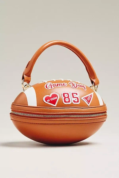 The Wild Collective Game Day Football Bag In Brown