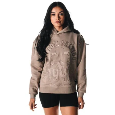 The Wild Collective Gray Boston Celtics Satin Pullover Hoodie