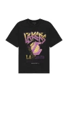 The Wild Collective Live From Los Angeles Lakers Tee In 블랙