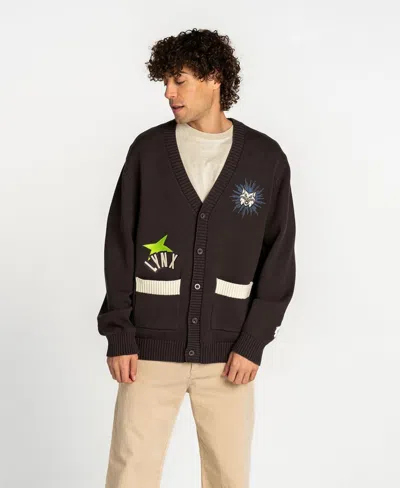 The Wild Collective Men's And Women's Anthracite Minnesota Lynx Oversized Button-up Jacquard Cardigan Sweater In Brown