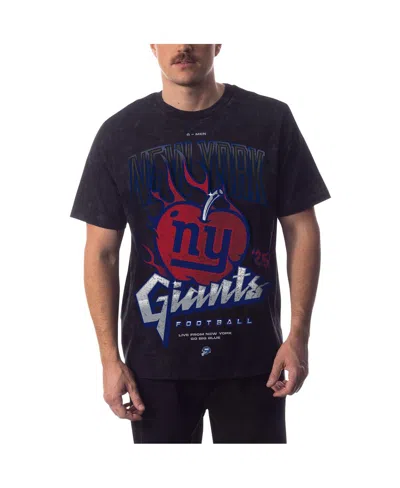 The Wild Collective Men's And Women's Black New York Giants Tour Band T-shirt In Blue