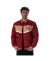 The Wild Collective Men's And Women's Scarlet San Francisco 49ers Quilted Nylon Puffer Jacket In Multi