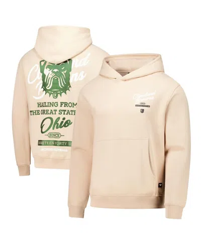 The Wild Collective Men's And Women's Tan Cleveland Browns Fleece Pullover Hoodie