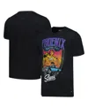 The Wild Collective Men's And Women's  Black Distressed Phoenix Suns Tour Band T-shirt In Black