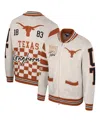 The Wild Collective Men's And Women's  Cream Texas Longhorns Jacquard Full-zip Sweater In Cream