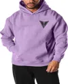 The Wild Collective Men's And Women's Violet Golden State Valkyries Heavy Wash Fleece Pullover Hoodie In Violet
