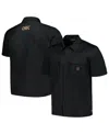 The Wild Collective Men's Black Lafc Utility Button-up Shirt In Black