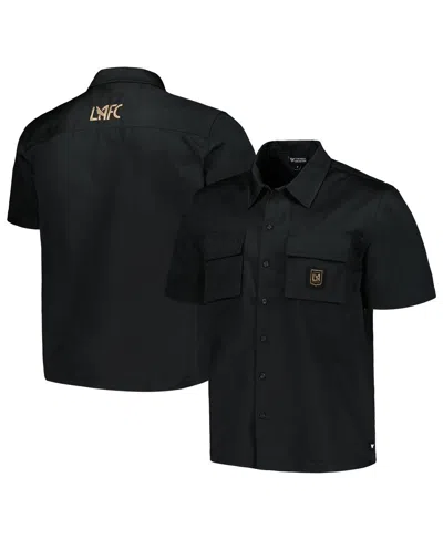 The Wild Collective Men's Black Lafc Utility Button-up Shirt