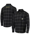 The Wild Collective Men's Black Portland Timbers Buffalo Check Button-up Shirt In Black
