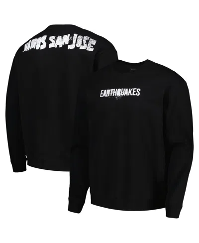 The Wild Collective Men's Black San Jose Earthquakes Pullover Sweatshirt